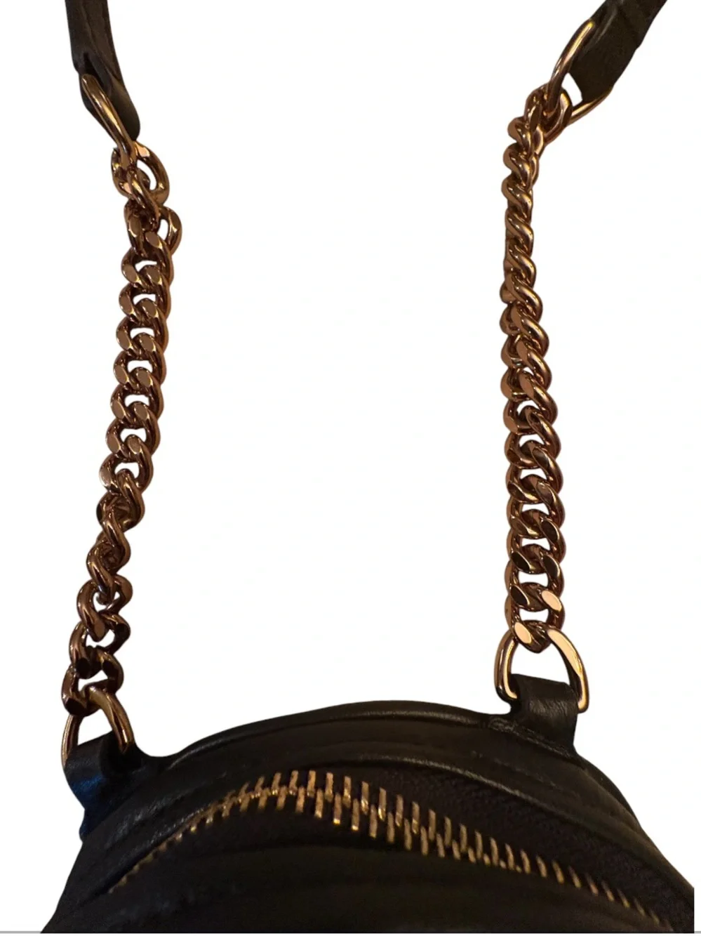 Tory Burch Quilted Black Leather Kira Chevron Crossbody Bag